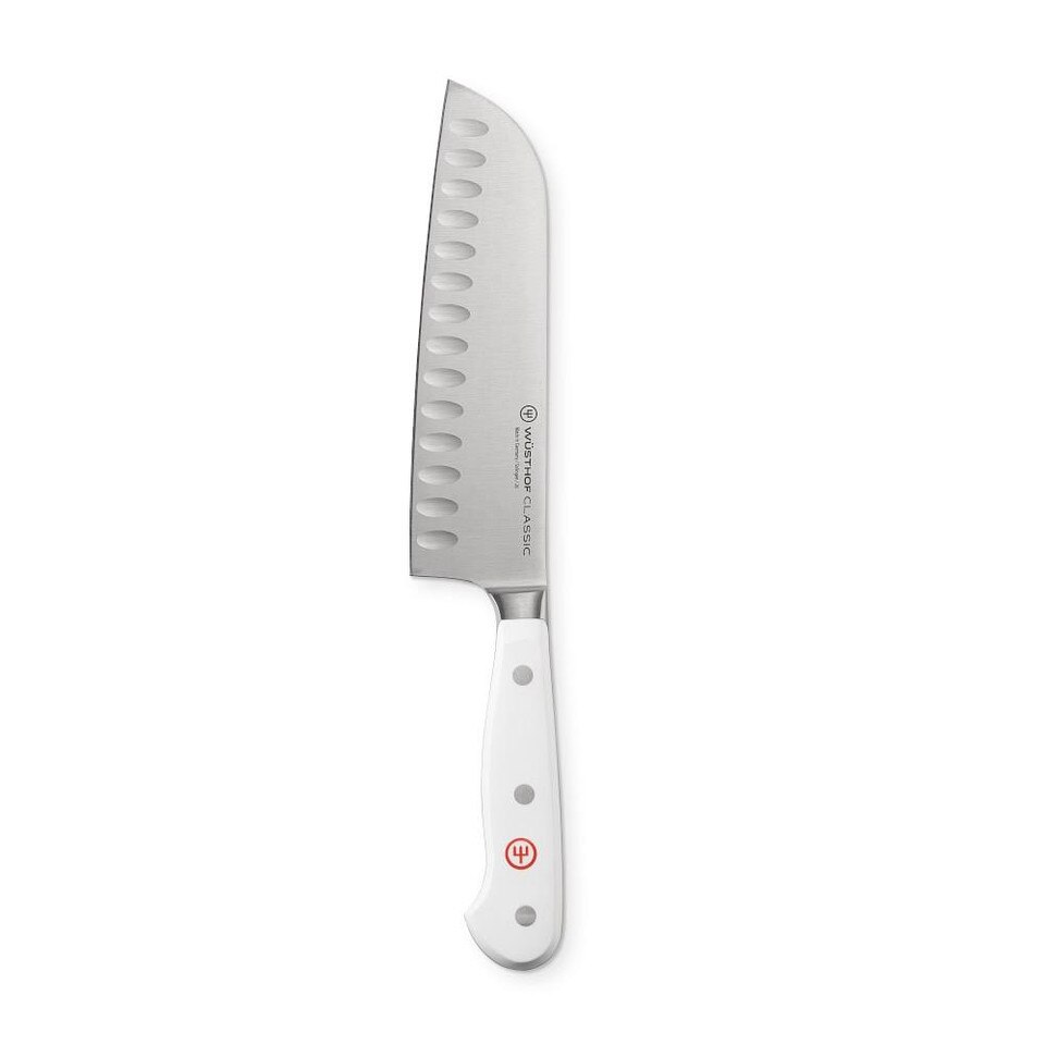 Wüsthof Classic 7" Santoku Knife, White